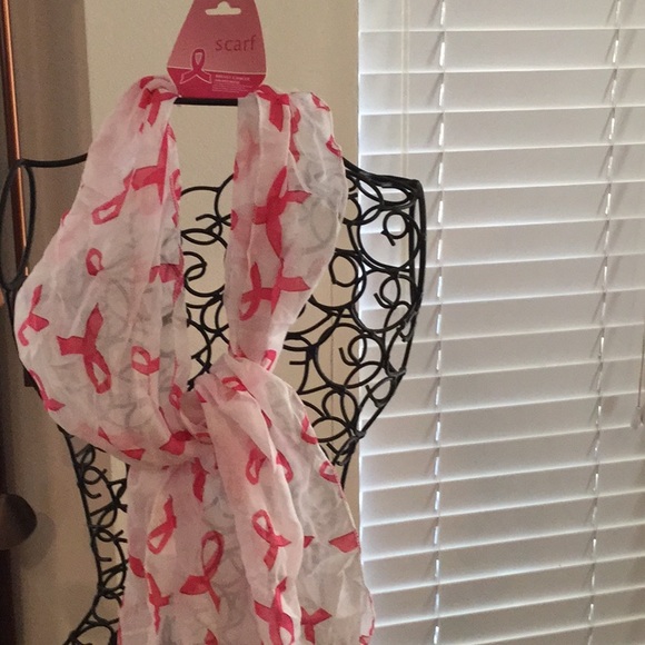Accessories - 🎀NWT Ribbon Scarf Breast Cancer Awareness 🎀